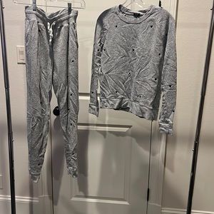 Rails loungewear usually sold separately. Gray with embroidered hearts